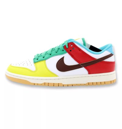 Dh0952-100 Nike Dunk Low Se Free 99 White Light Chocolate Roma Green