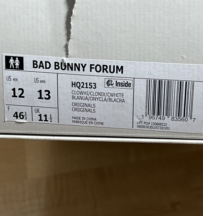 Adidas Forum Buckle Low Bad Bunny Last Forum