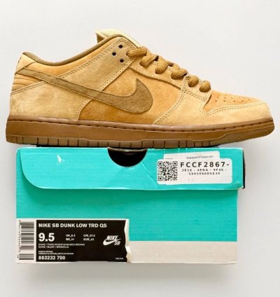 Nike Sb Dunk Low Wheat 2017 Size 9 5