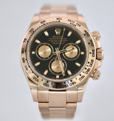 Rolex Daytona 2022 Daytona Rose Gold Black 116505