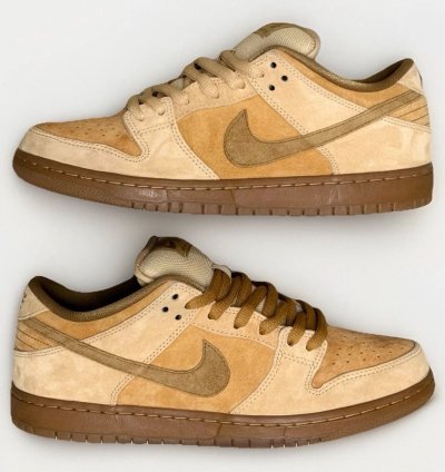 Nike Sb Dunk Low Wheat 2017 Size 9 5