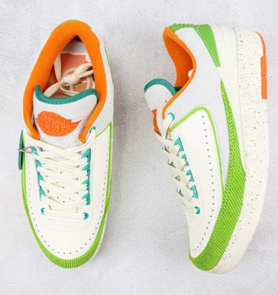 Air Jordan 2 Low White Green