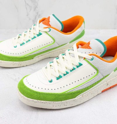 Air Jordan 2 Low White Green
