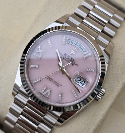 Rolex Day-date 36 Pink Opal Dial