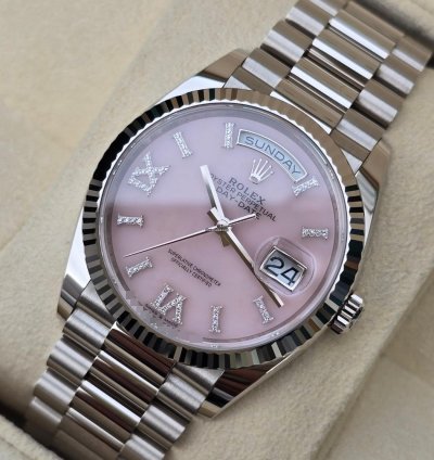 Rolex Day-date 36 Pink Opal Dial