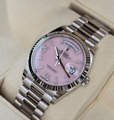 Rolex Day-date 36 Pink Opal Dial
