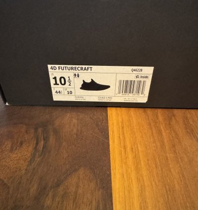 Adidas Futurecraft 4d Carbon Black - 10 5