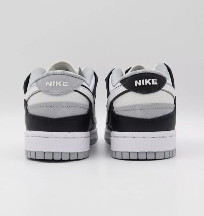 Dc9723-001 Nike Dunk Low Scrap Wolf Gray Light Lemon Twist Black White Grey
