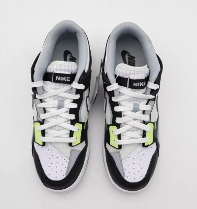 Dc9723-001 Nike Dunk Low Scrap Wolf Gray Light Lemon Twist Black White Grey