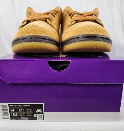 Nike Sb Dunk Low Wheat 2023 Brown Gum Men Size 14 Us New