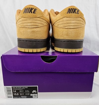 Nike Sb Dunk Low Wheat 2023 Brown Gum Men Size 14 Us New