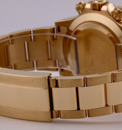 Rolex Daytona 2022 Daytona Yellow Gold Diamond Dial 116508 Unworn