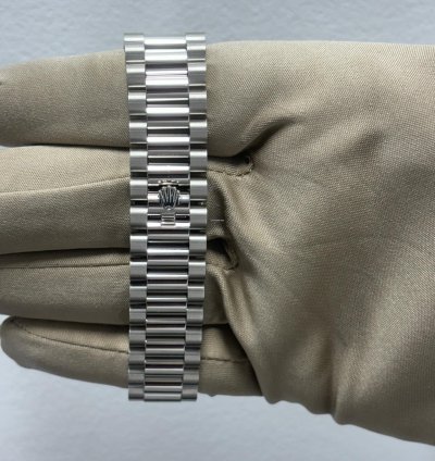 Rolex Day-date 36 Platinum 128396tbr Factory Bezel And Dial New 2023