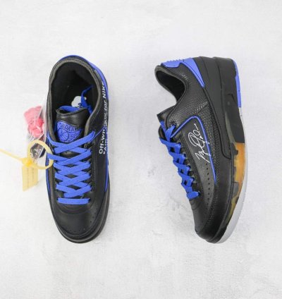 Off-white X Air Jordan 2 Low In Black