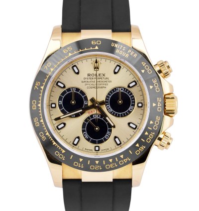 Rolex Daytona 2022 New Papers Rolex Daytona 18k Gold Champagne Oysterflex Yml 116518 Ln Watch