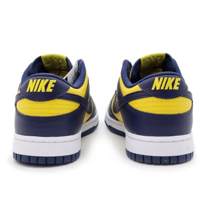 Dd1391-700 Nike Dunk Low Michigan Varsity Maze Midnight Navy White