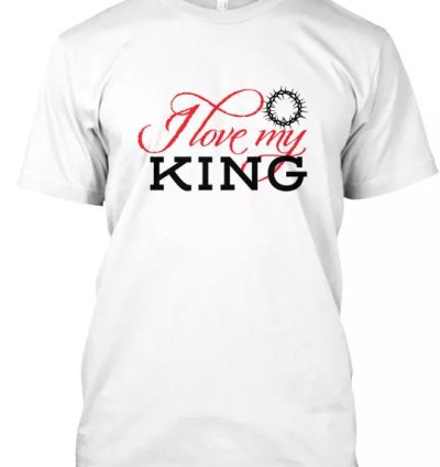 King T-shirt Made In The Usa Size S To 5xl