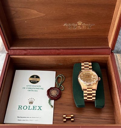 Rolex Day-date 36 President 18ct Gold Daydate With Diamond Dials