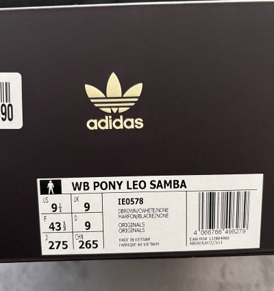 Adidas Originals By Wales Bonner Ponyskin Samba