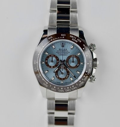 Rolex Daytona 2022 Platinum Daytona Ice Blue 116506 Unworn