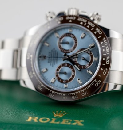 Rolex Daytona 2022 Platinum Daytona Ice Blue 116506 Unworn