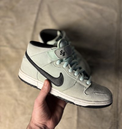 Nike Sb Dunk Mid Crystal Ice 9us