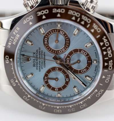 Rolex Daytona 2022 Platinum Daytona Ice Blue 116506 Unworn