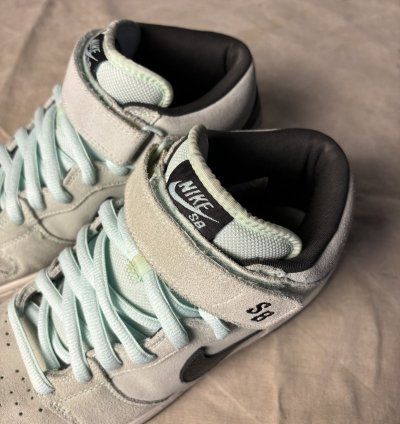 Nike Sb Dunk Mid Crystal Ice 9us