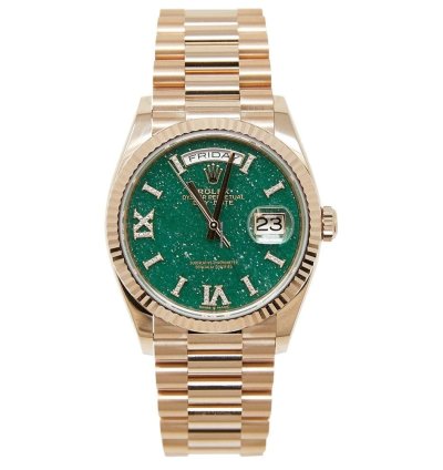 Rolex Day-date 36 President Aventurine Diamond 36mm 128235 Watch