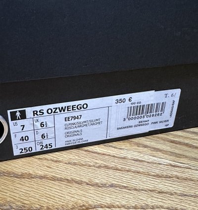 Adidas Ozweego Raf Simons Clear Pink Silver Metallic