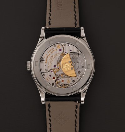 Patek Philippe Calatrava Volutes And Arabesques In Platinum