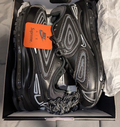 Supreme Nike Air Max 98 Tl Sp Black 10 5