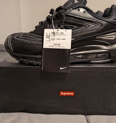 Supreme Nike Air Max 98 Tl Sp Black 10 5