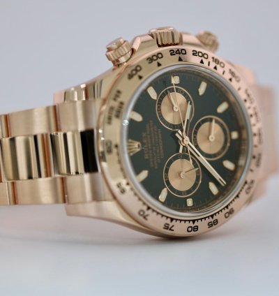 Rolex Daytona 2022 Rose Gold Daytona Black Dial 116505