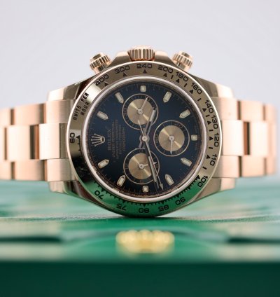 Rolex Daytona 2022 Rose Gold Daytona Black Dial 116505