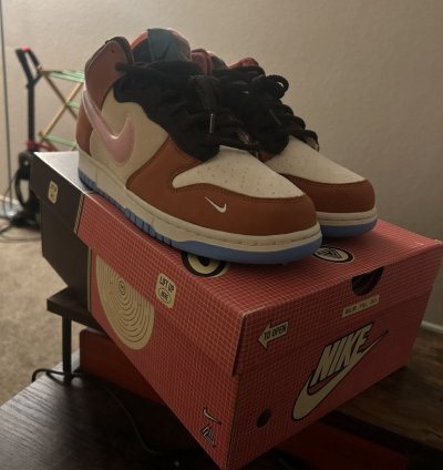 Nike Sb Dunk Mid Social Status Free Lunch Chocolate