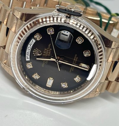 Rolex Day-date 36 President New Chocolate Dial Diamonds