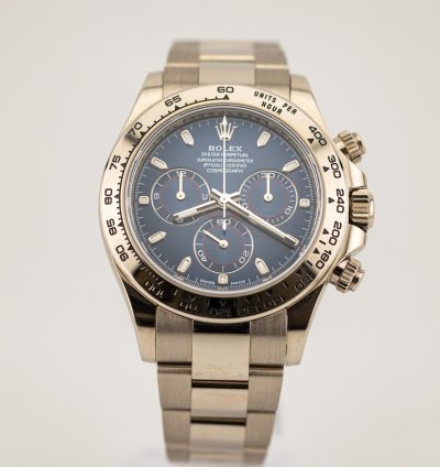 Rolex Daytona 2022 White Gold Daytona Blue Dial 116509 Unworn