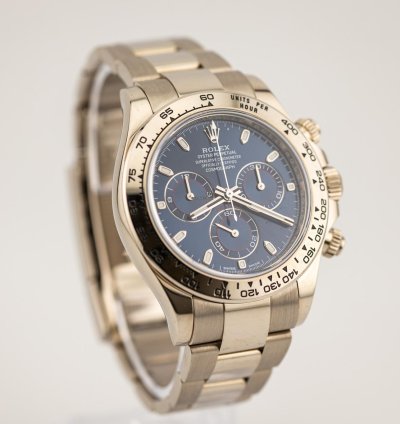 Rolex Daytona 2022 White Gold Daytona Blue Dial 116509 Unworn