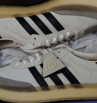 Adidas Ronnie Fieg Clarks 8th Street Samba White Black