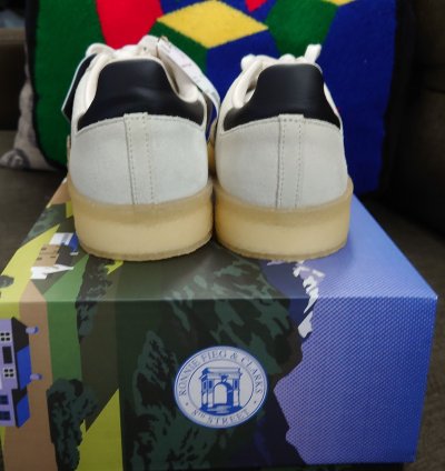 Adidas Ronnie Fieg Clarks 8th Street Samba White Black