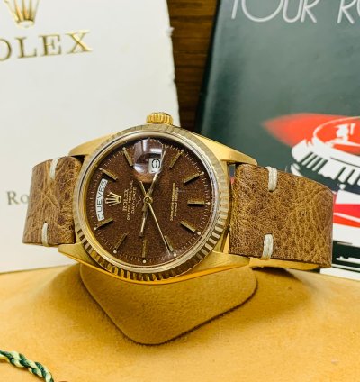 Rolex Day-date 36 President Yellow Gold 1803 Rare Confetti Dial Full Set