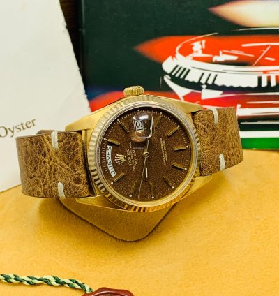 Rolex Day-date 36 President Yellow Gold 1803 Rare Confetti Dial Full Set