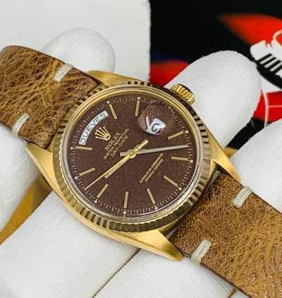 Rolex Day-date 36 President Yellow Gold 1803 Rare Confetti Dial Full Set