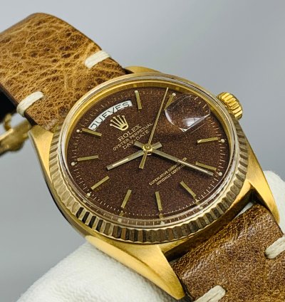 Rolex Day-date 36 President Yellow Gold 1803 Rare Confetti Dial Full Set