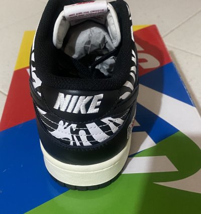 Nike Sb Dunk Quartersnacks Zebra
