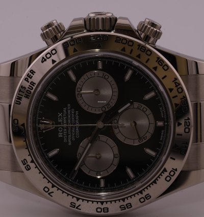 Rolex Daytona 2023 Cosmograph Daytona White Gold Black Dial 126509