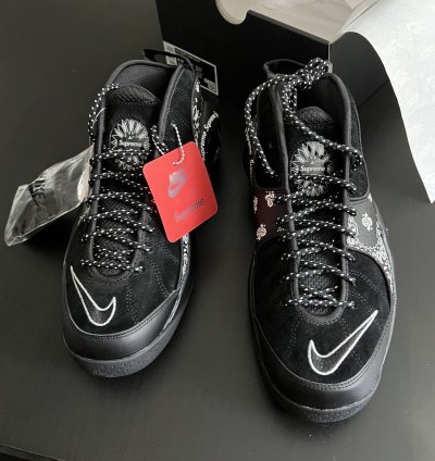 Supreme Nike Air Zoom Air Flight 95 Size 9 5 Black