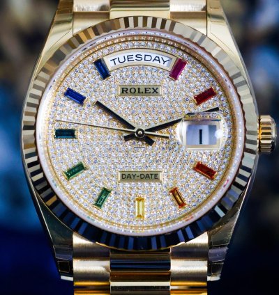Rolex Day-date 36 Rainbow Dail Unworn