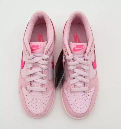 Dh9765-600 Nike Gs Dunk Low Triple Pink